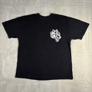 Darc Sport Wolves Club Skull Warrior Limited Edition Pocket Tee 171/1000 Sz L